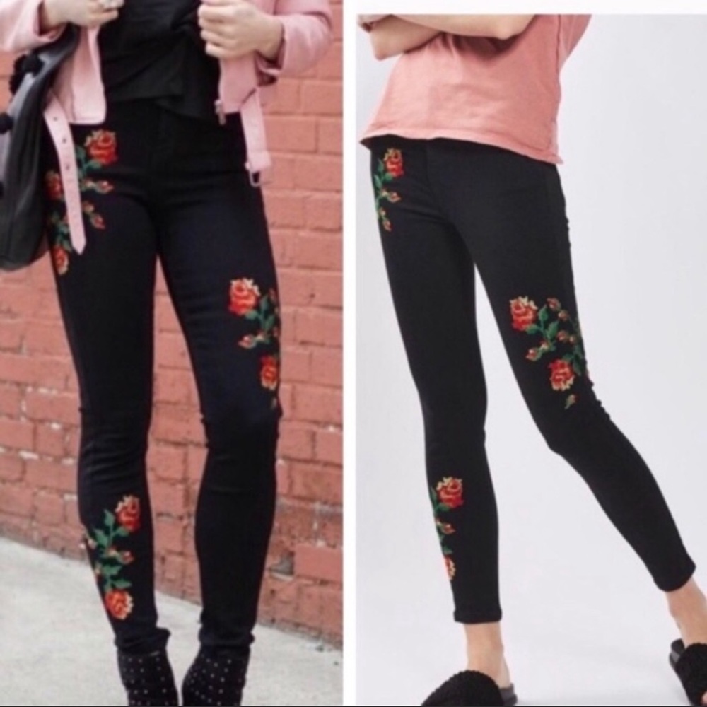 Tops shop Jamie jeans .